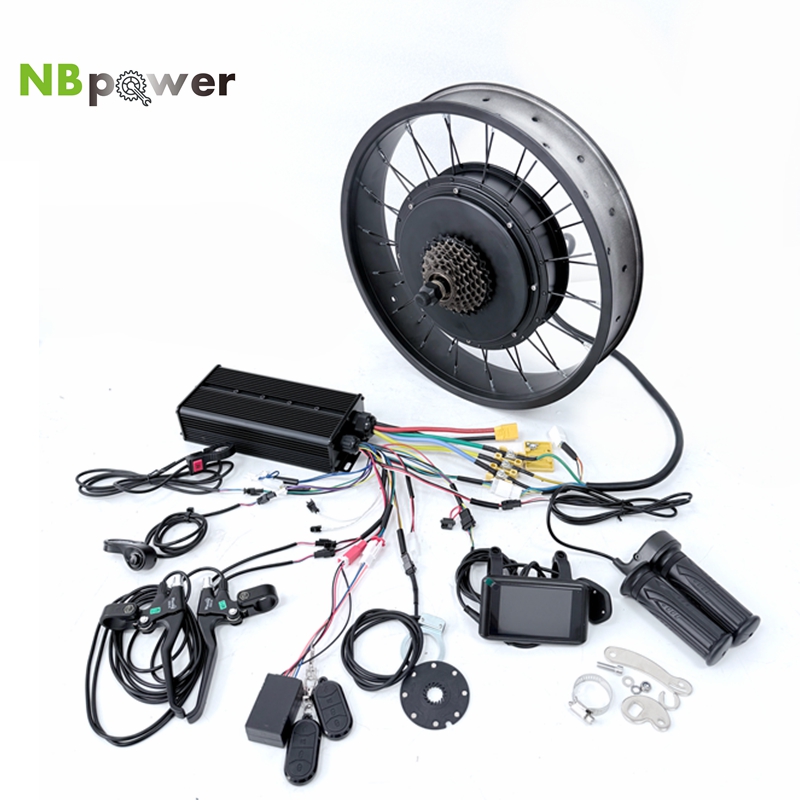 5000W Hub Motor Kit 72V - NBpower 72V 5000W 70-90km/s BLDC Göbek