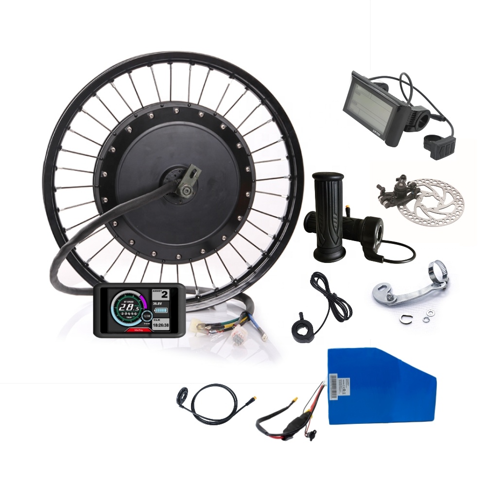 5000W Hub Motor Kit 72V - Yüksek Torklu Elektrikli Bisiklet Dönüşüm Kiti