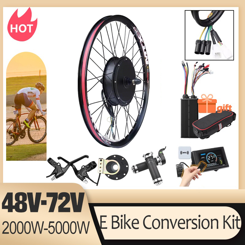 5000W Hub Motor Kit 72V - 72V 5000W E-Bisiklet Dönüşüm Kiti Fırçasız
