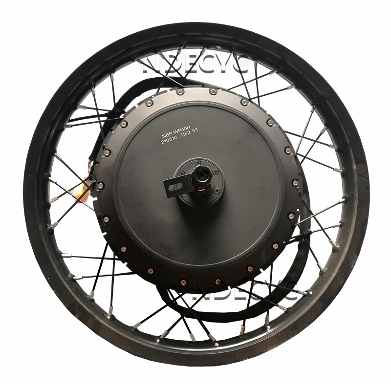 72V 8000W Brushless Hub Motor - NBpower/QS V3 273 40H Motosiklet 18