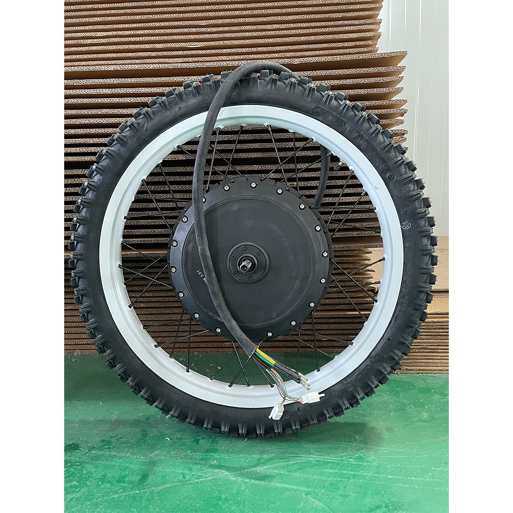 72V 8000W Brushless Hub Motor - 18'', 19'', 21'' Motosiklet Tekerleği 72V
