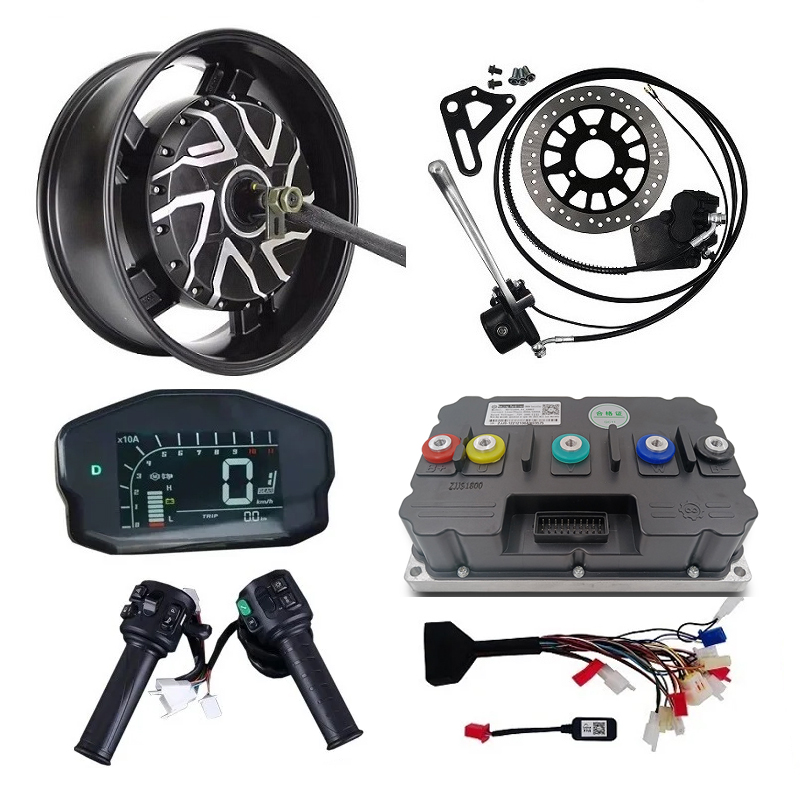 12000W Electric Motorcycle Hub Motor - Elektrikli Motosiklet Göbek Motor Kitleri 6.0x17