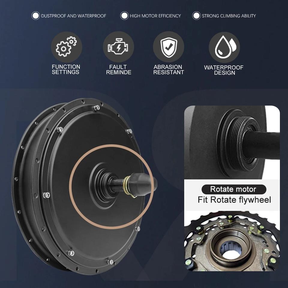 Yeni Yükseltilmiş E-bisiklet D - 5000W Hub Motor Kit 72V incelemesi ve fiyatı