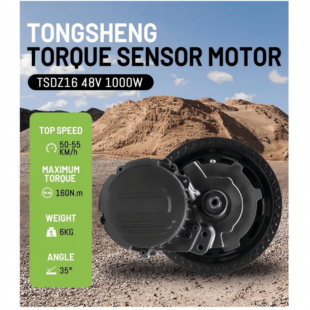 TONGSHENG TSDZ16 48V 1000W Ele - Mid Drive Conversion Kit 1000W incelemesi ve fiyatı
