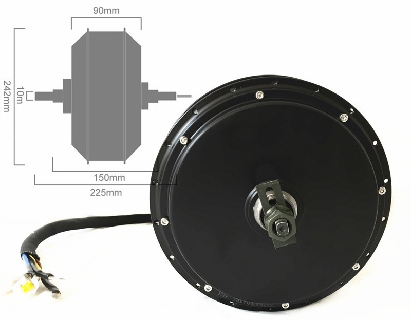 NBpower QS205 50H V3 72v 5000W - 5000W Hub Motor Kit 72V incelemesi ve fiyatı