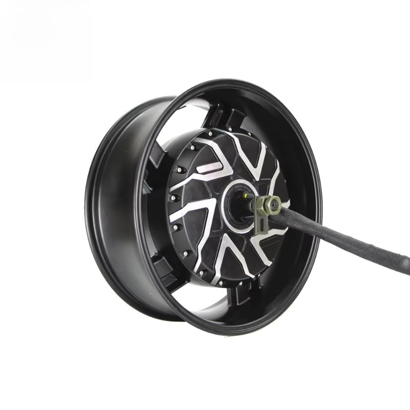 QSMOTOR 17X6.0 İnç 273 12000W  - 12000W Electric Motorcycle Hub Motor incelemesi ve fiyatı