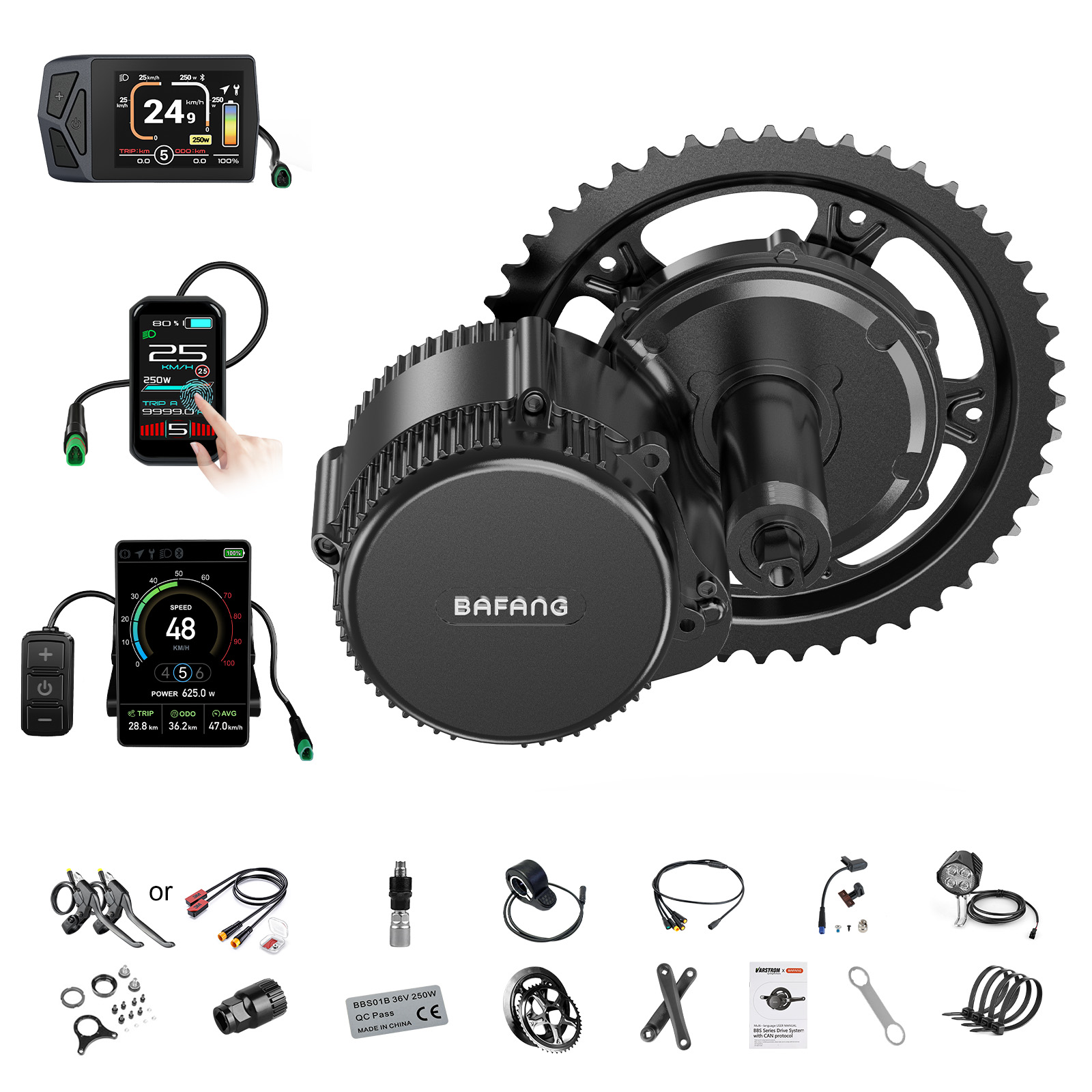 [ABD Yerel Gönderim] Bafang Mo - Central Motor Kit With Torque Sensor 500W incelemesi ve fiyatı