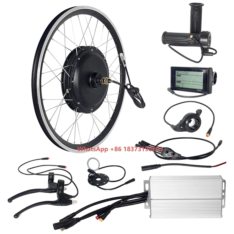 Yeni Elektrikli Dönüşüm Kiti 7 - 12000W Electric Motorcycle Hub Motor incelemesi ve fiyatı