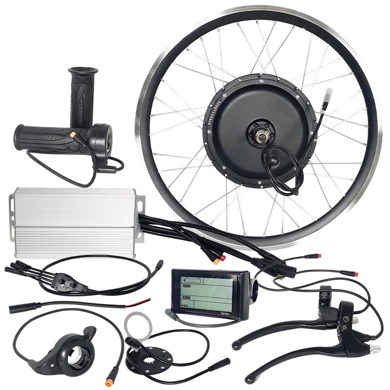 Yeni Elektrikli Dönüşüm Kiti 7 - 12000W Electric Motorcycle Hub Motor incelemesi ve fiyatı