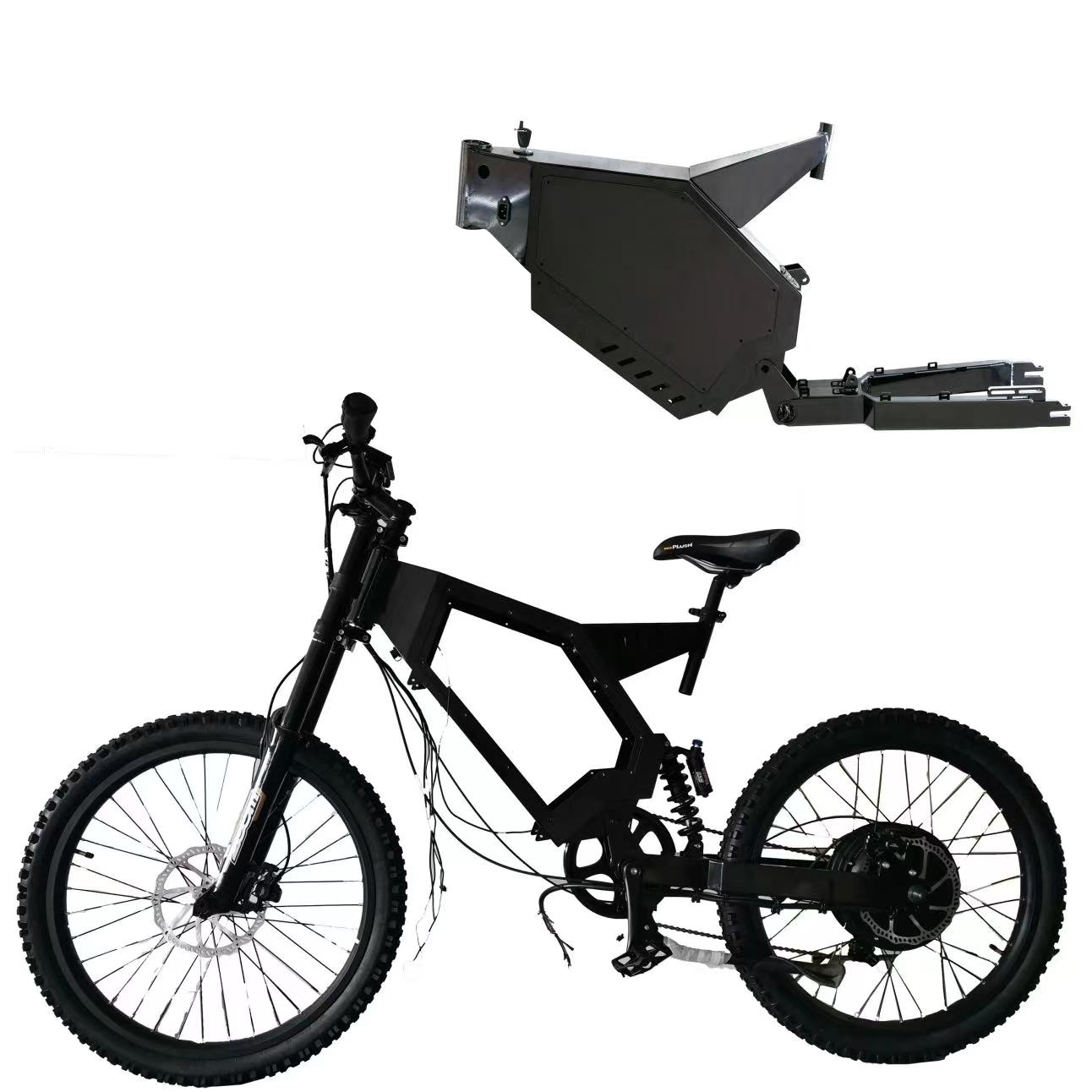 Elektrikli Bisiklet Çelik Gövd - 3000W Stealth Bomber Motor incelemesi ve fiyatı
