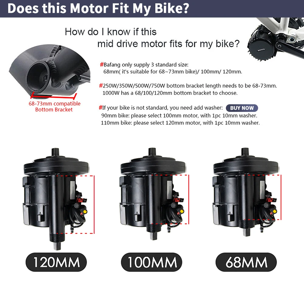 Bafang BBSHD 1000W 52V 48V 68m - Side Hung Mid Drive Motor Kit incelemesi ve fiyatı