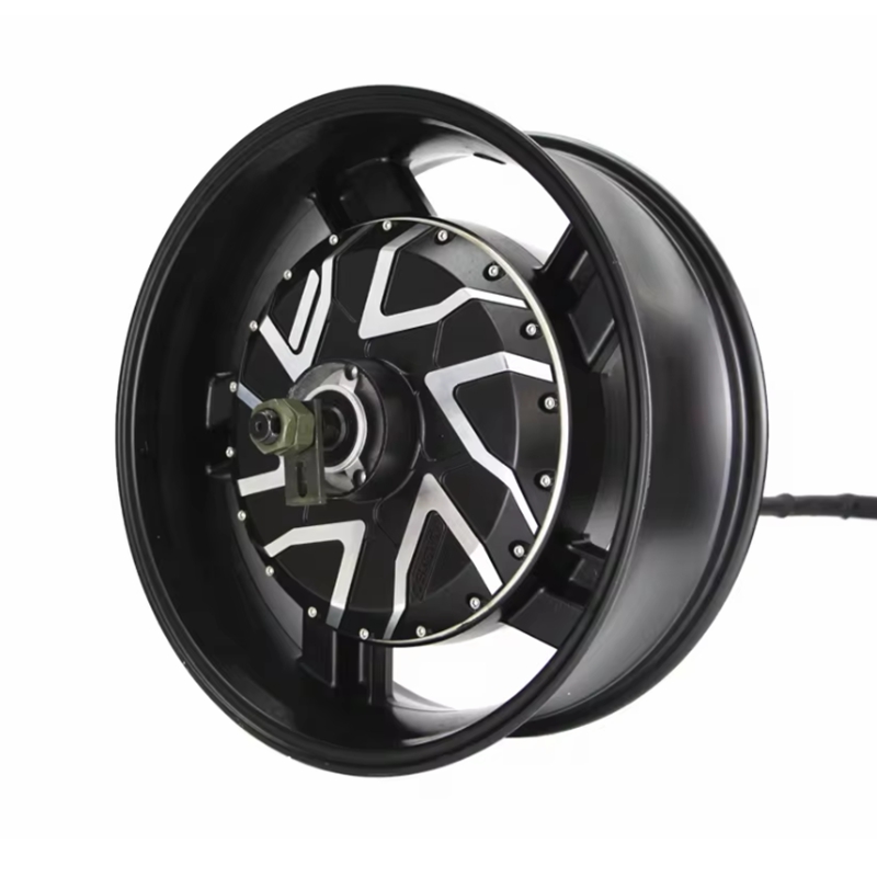 QS Motor 12000W 17X6.0 inç V41 - 12000W Electric Motorcycle Hub Motor incelemesi ve fiyatı