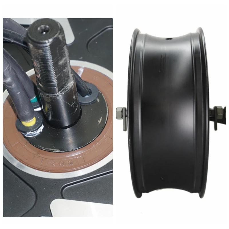 QS Motor 12000W 17X6.0 inç V41 - 12000W Electric Motorcycle Hub Motor incelemesi ve fiyatı