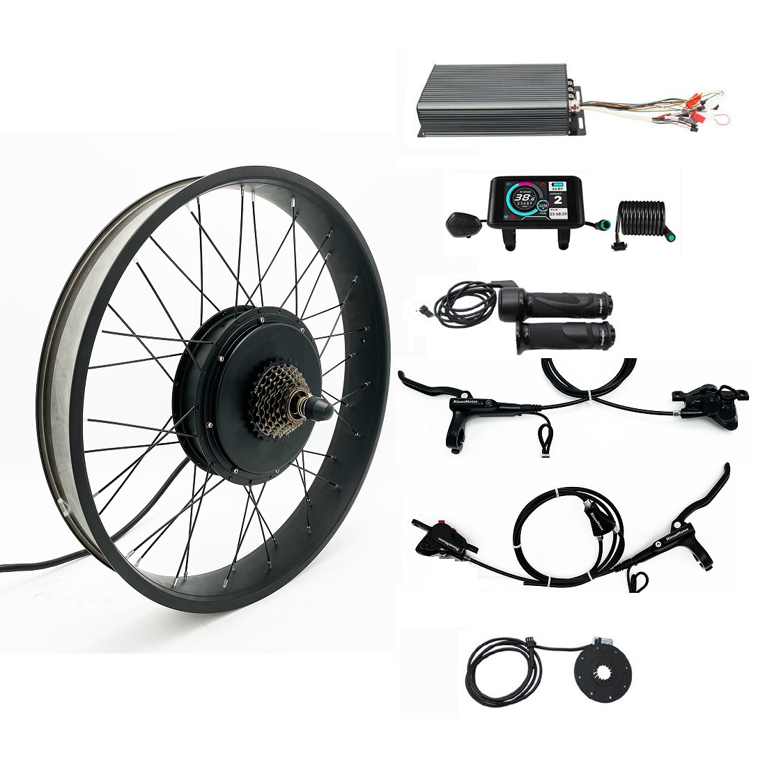 48V-72V 100A 5000W eBike Şişma - 5000W Hub Motor Kit 72V incelemesi ve fiyatı