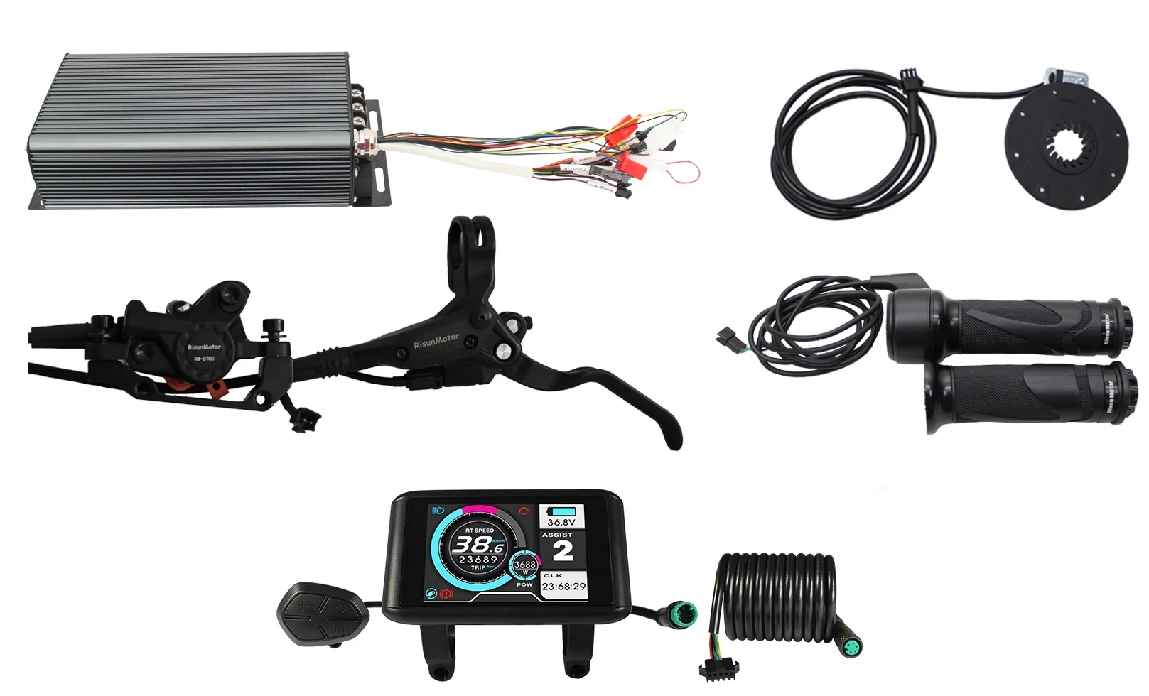 48V-72V 100A 5000W eBike Şişma - 5000W Hub Motor Kit 72V incelemesi ve fiyatı