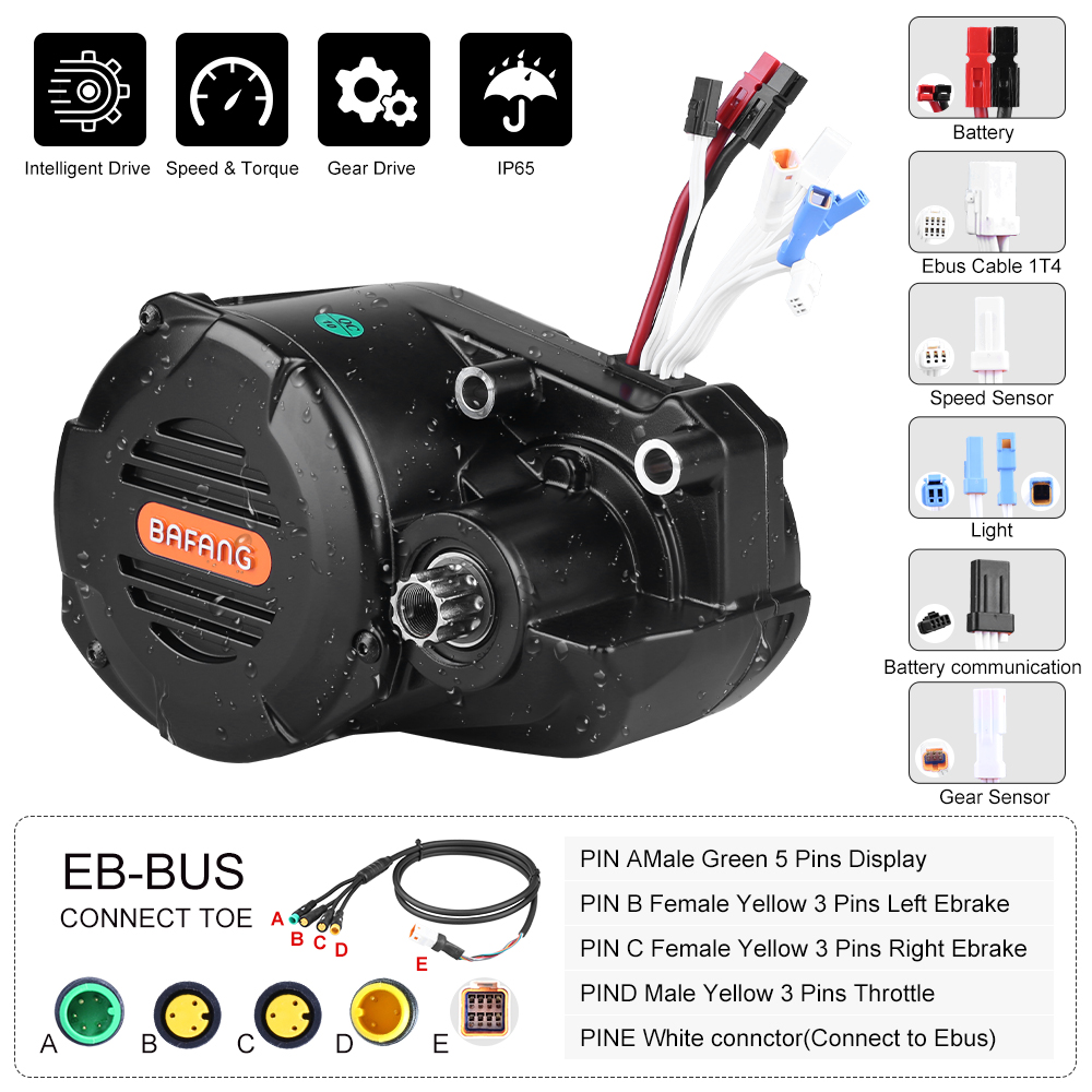 Bafang M620 G510 48V 52V 1000W - Mid Drive Conversion Kit 1000W incelemesi ve fiyatı