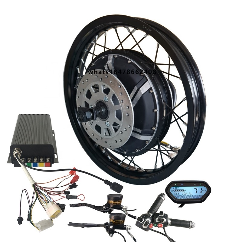 Motor 8000W 12000W 16000W 273  - 12000W Electric Motorcycle Hub Motor incelemesi ve fiyatı