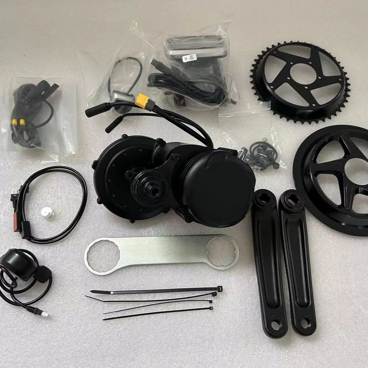TSDZ8 Yeni Tork Sensörlü Orta  - Torque Sensor Mid Drive Motor Kit incelemesi ve fiyatı